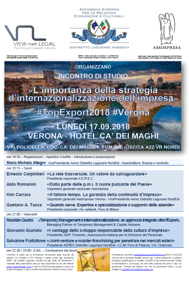 #TopExport2018 #Verona