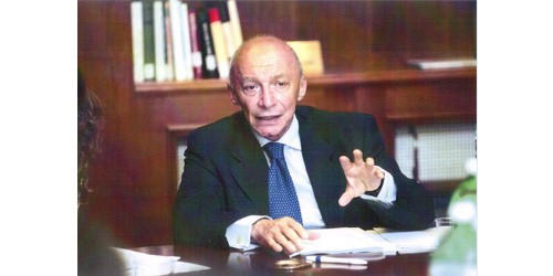 Il Presidente del C.N.F., Guido Alpa